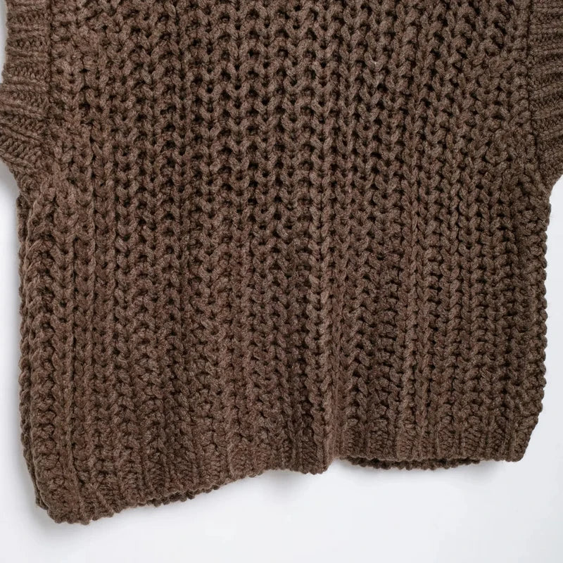 TRAF Brown Sweater
