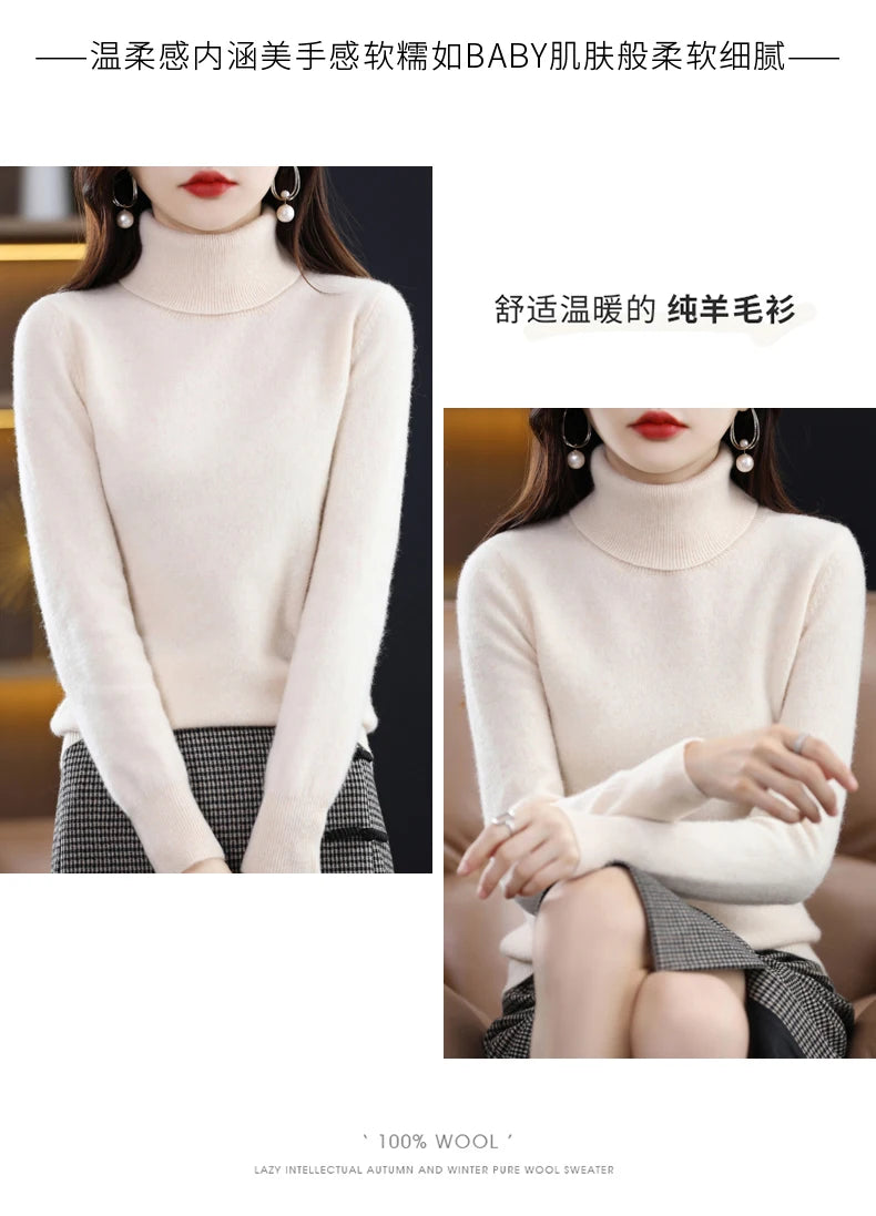 Merino Wool Cashmere Sweater / Jumper