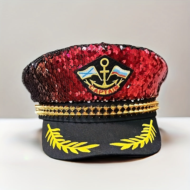 Sequined Captain's Hat
