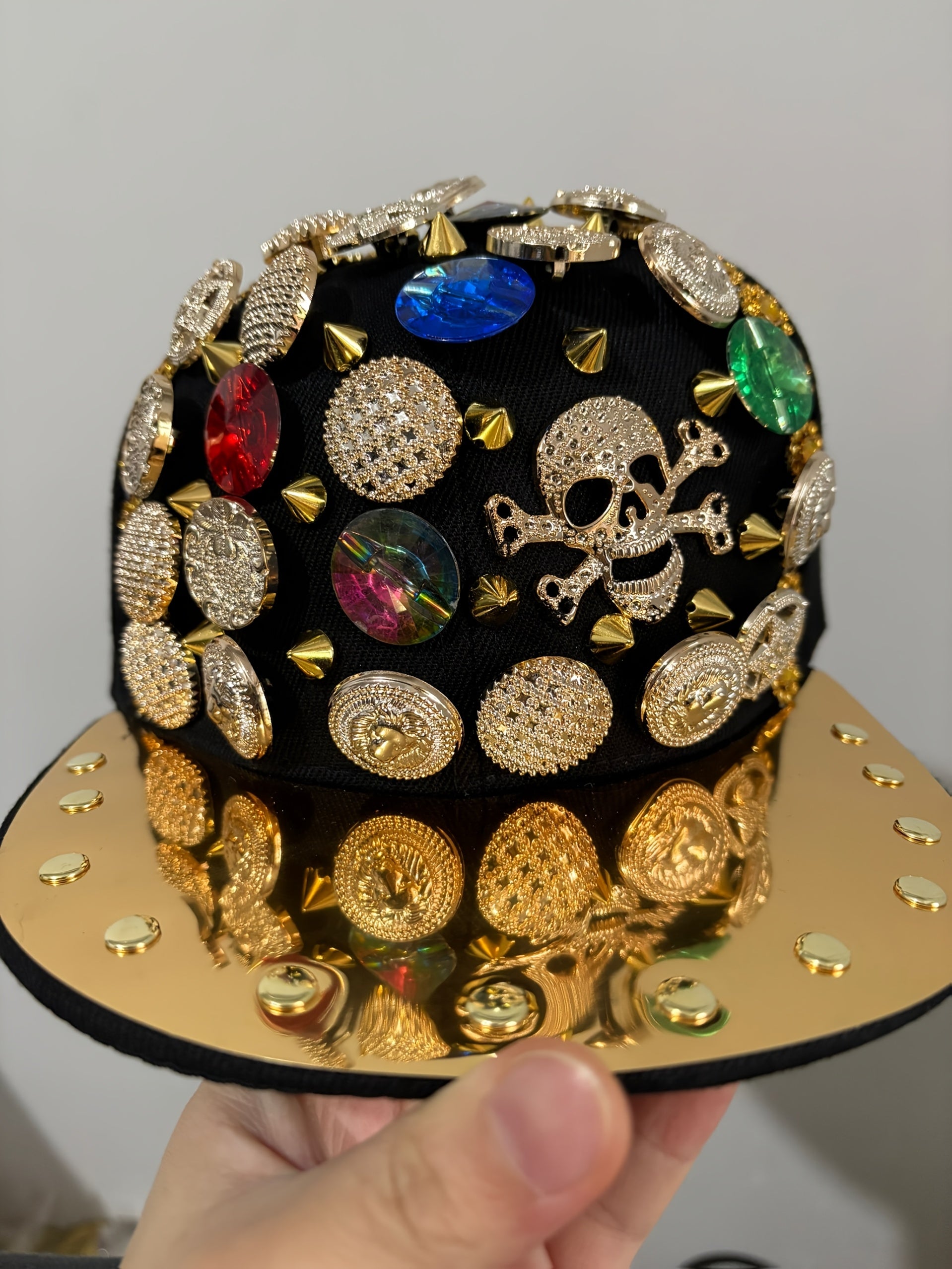 Rhinestone "KING" Baseball Cap