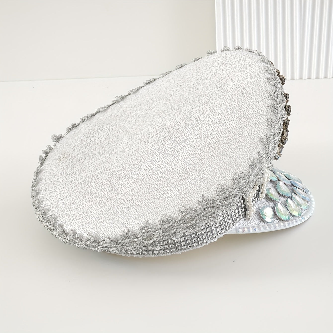 Shiny Rhinestone Sparkly Stage Hat