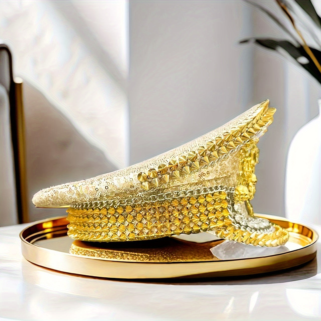 Golden Punk Hat