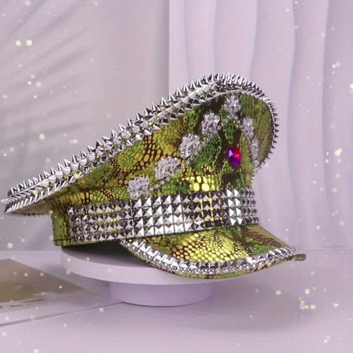 Spiked Military Hat
