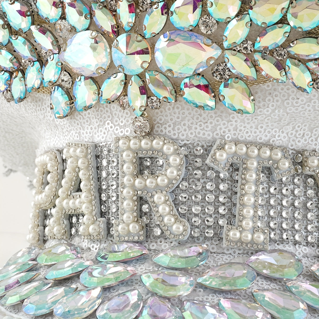 Shiny Rhinestone Sparkly Stage Hat