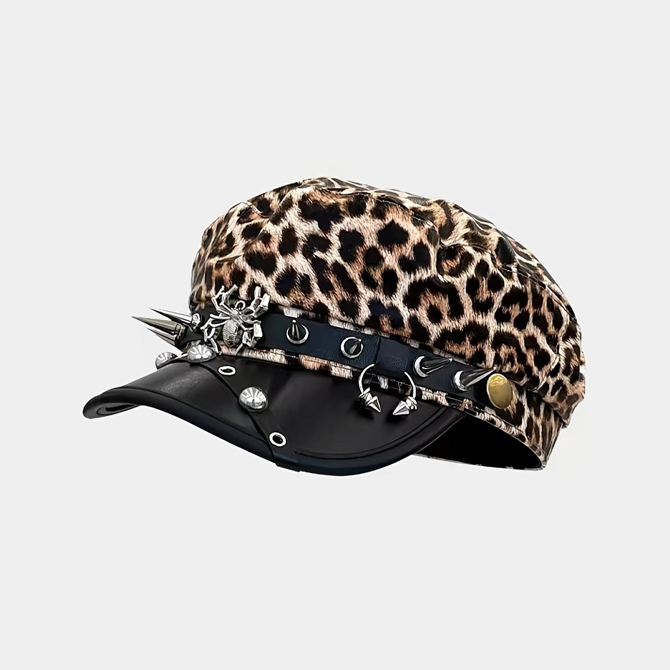 Punk Leopard Print hat