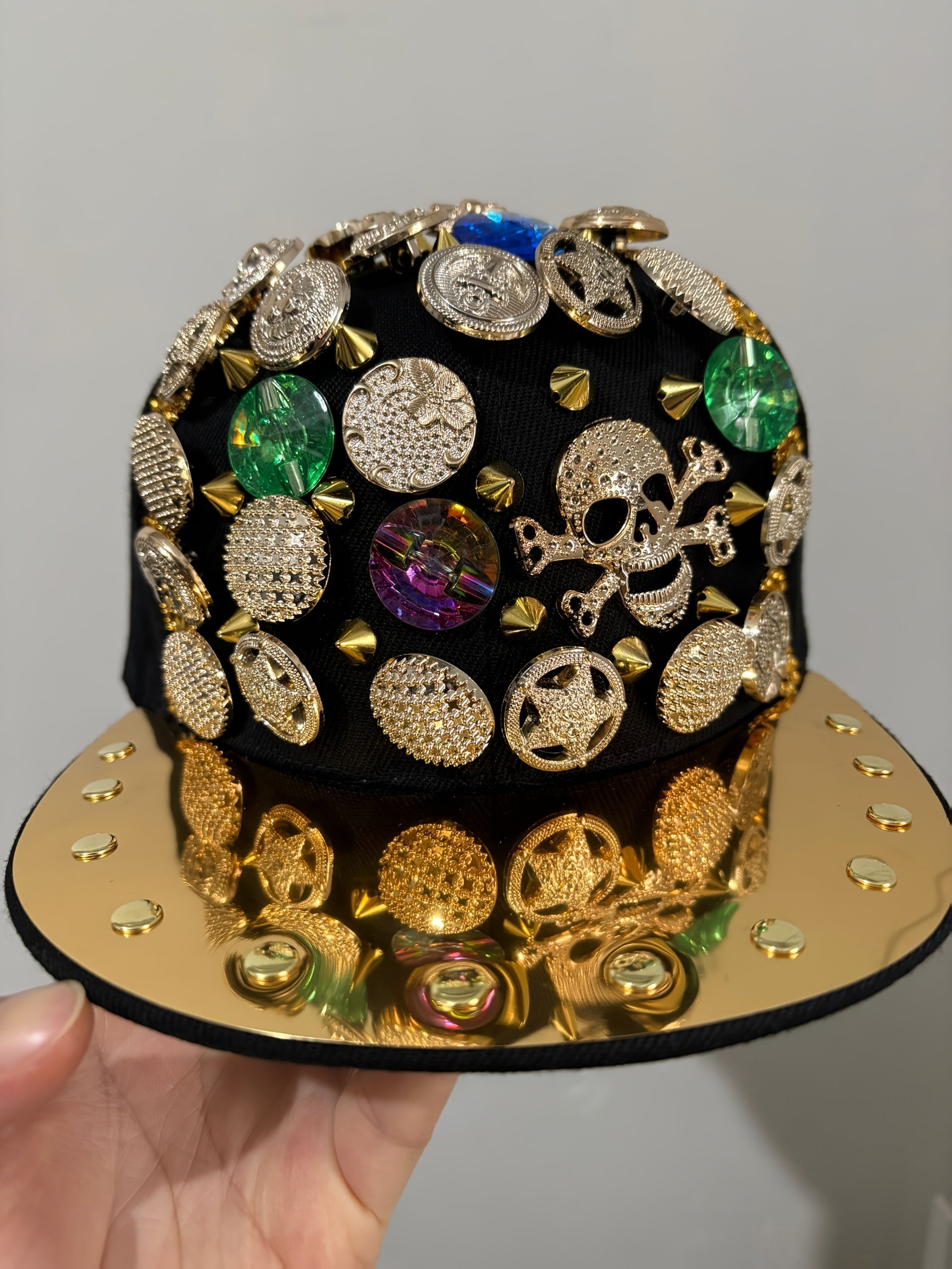Rhinestone "KING" Baseball Cap
