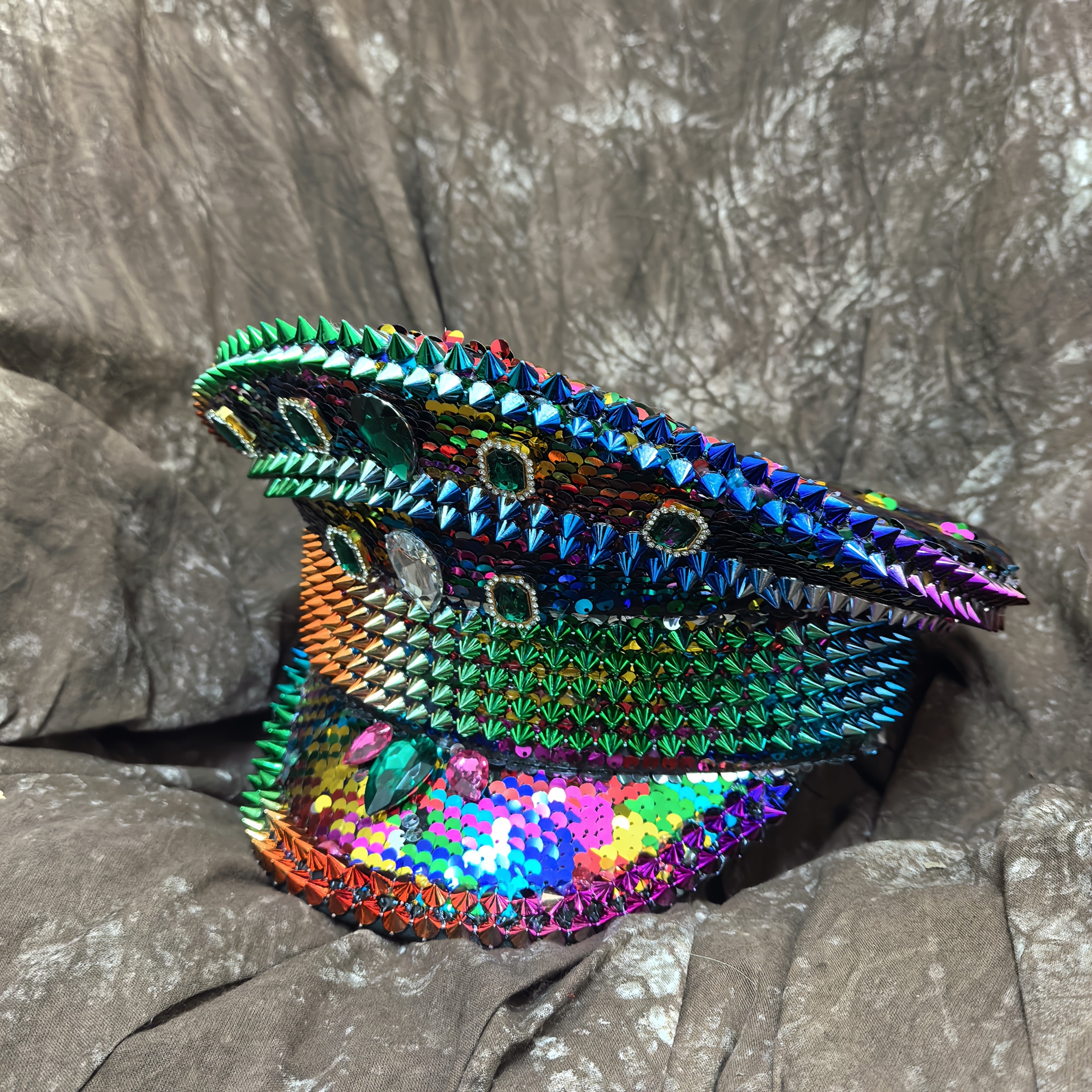 Punk Military Rivet Hat