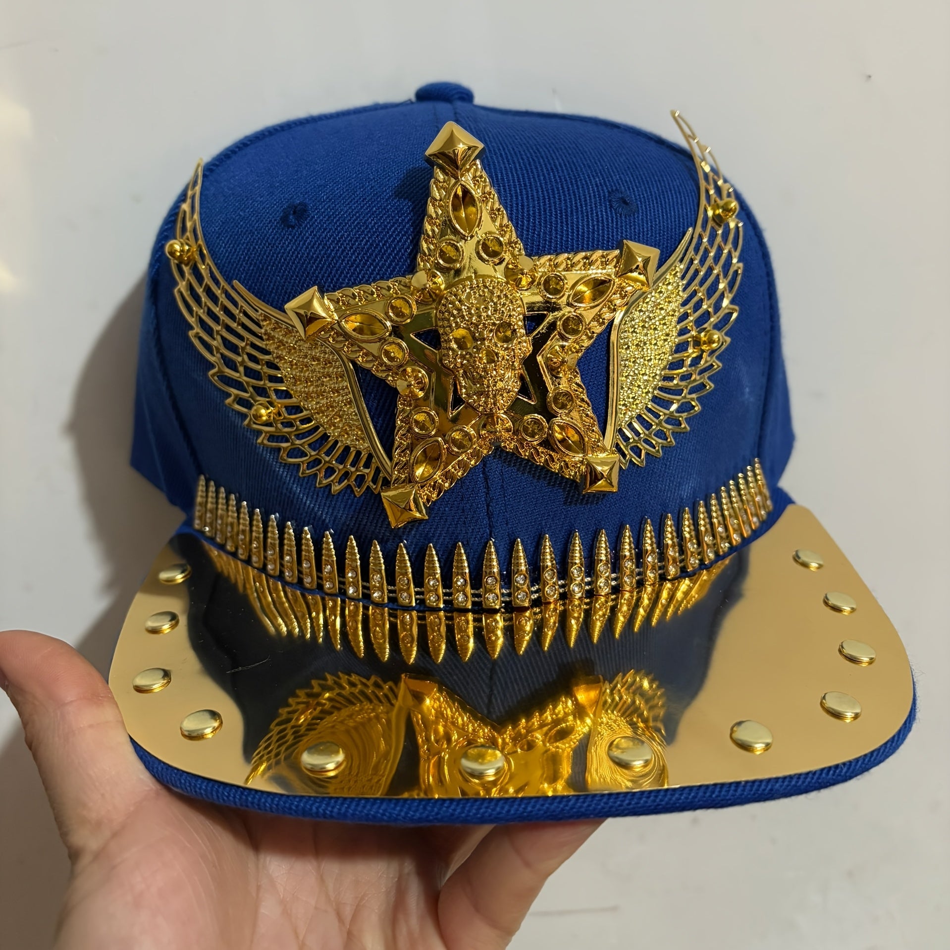 Hip Hop Punk Riveted Baseball Cap