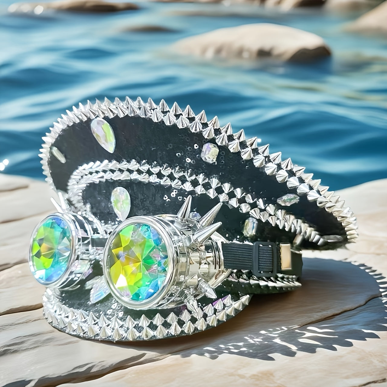 Steampunk Captain Hat with Goggles