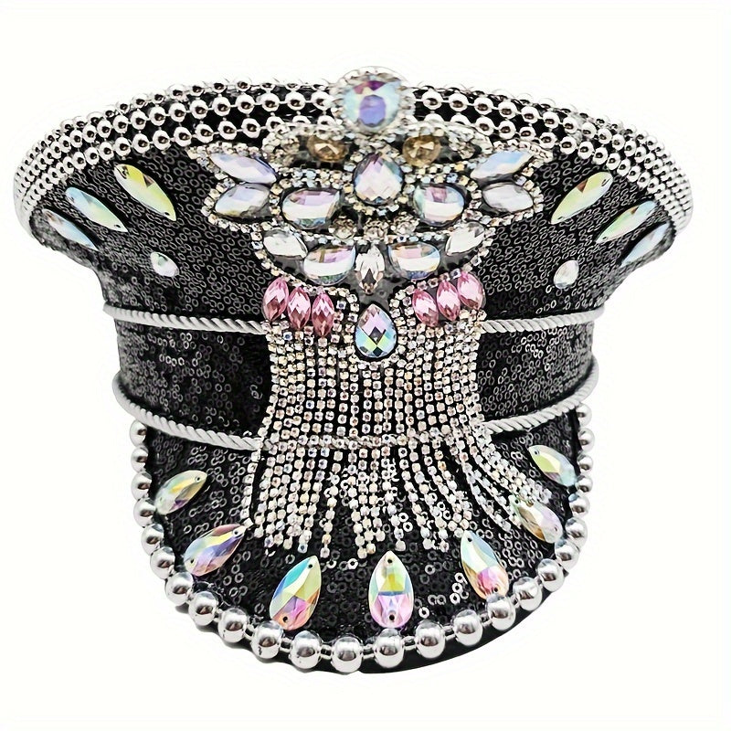Fantasy Themed Sequin Captain Hat