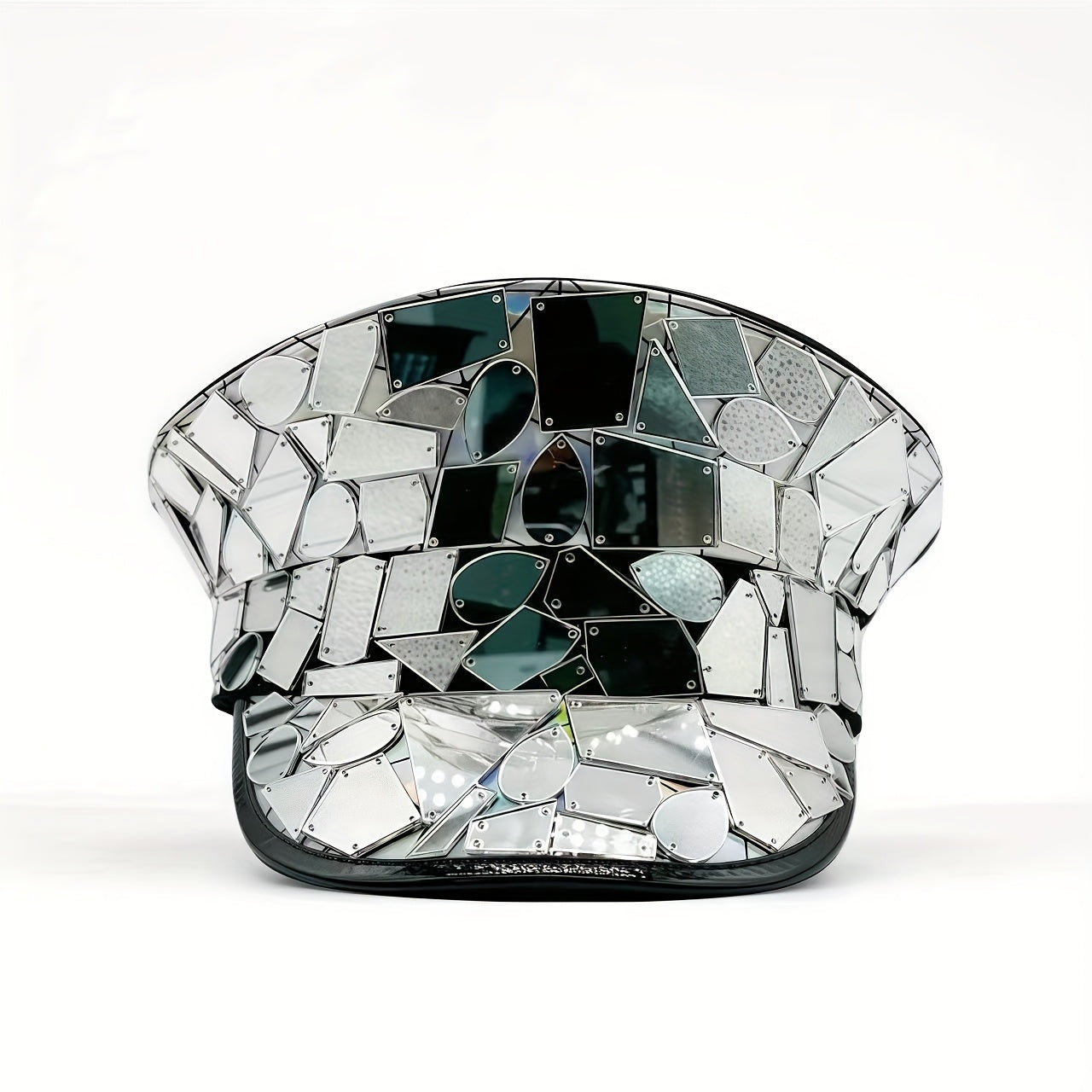 Sparkly Rhinestone Disco Captain Hat