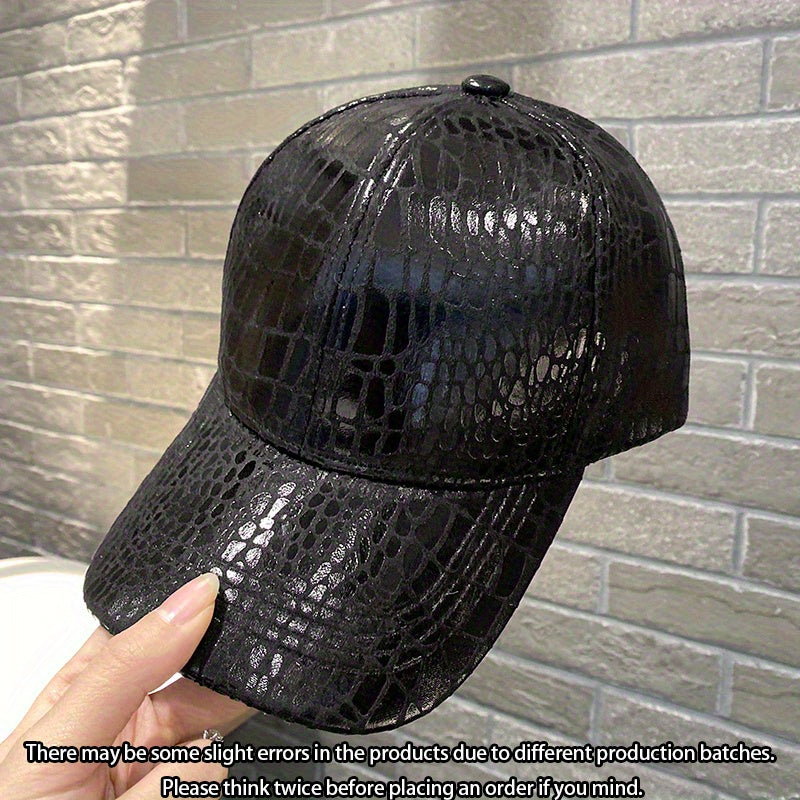 Crocodile Pattern Baseball Caps