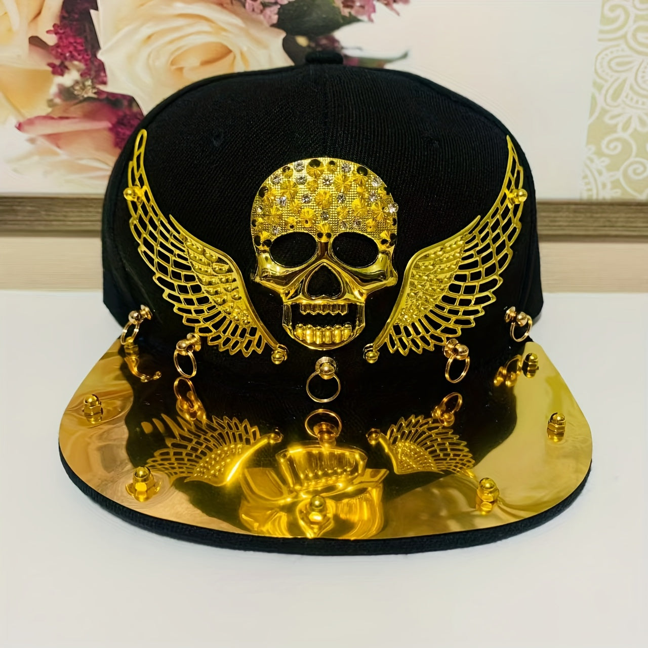 Hip-Hop Punk Rivet Baseball Cap