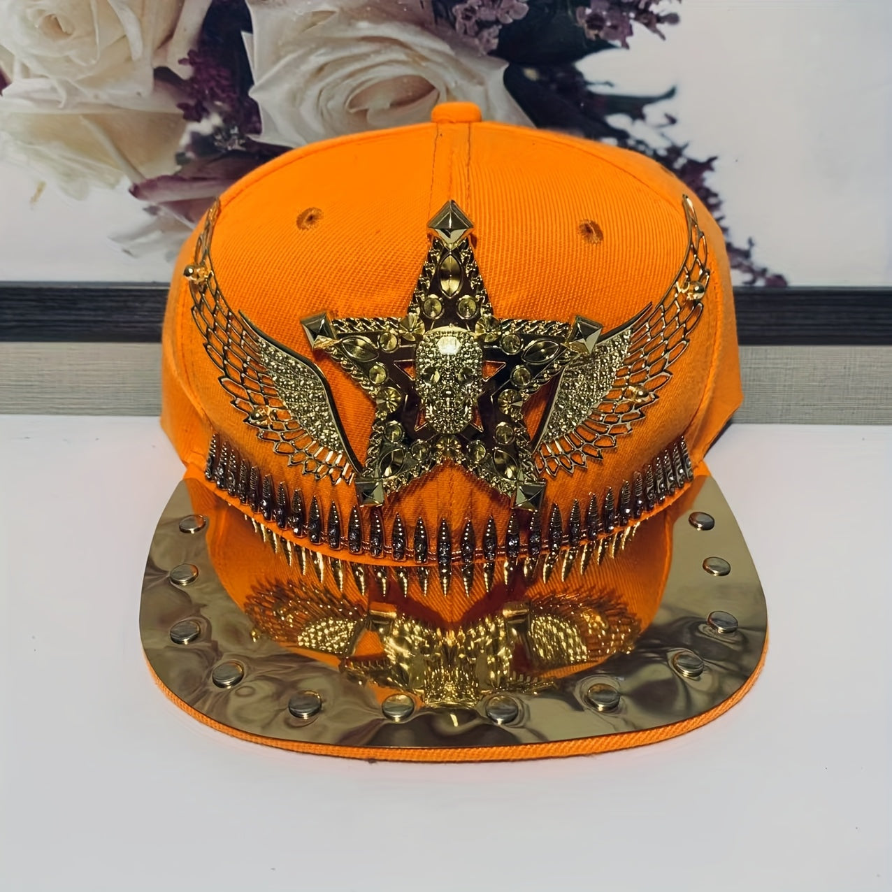 Hip Hop Punk Riveted Baseball Cap
