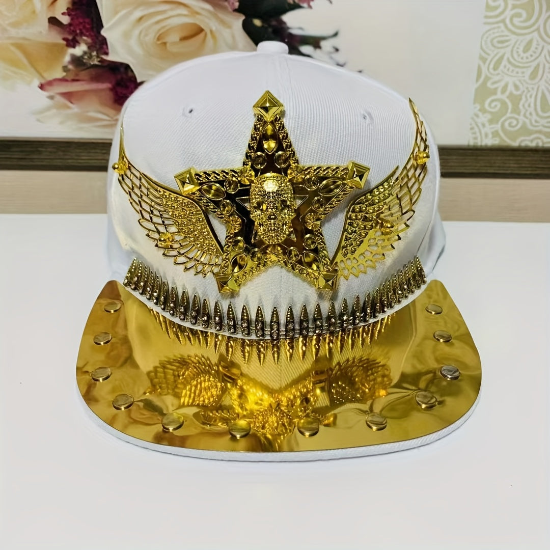 Hip Hop Punk Riveted Baseball Cap