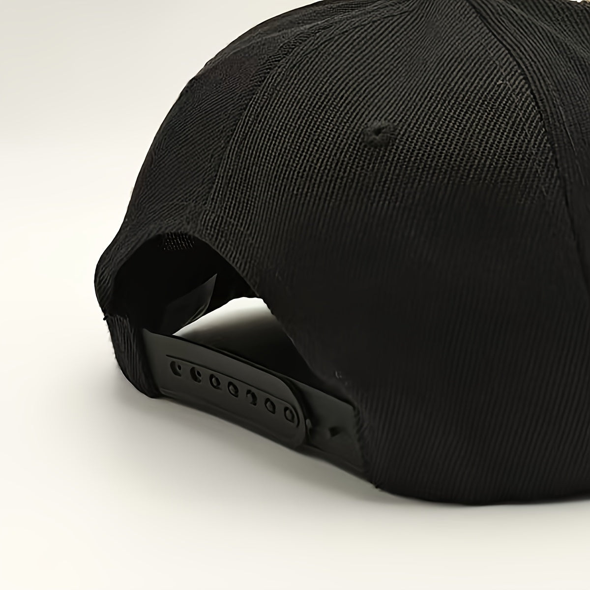 Shiny Rhinestone Skull Baseball Cap