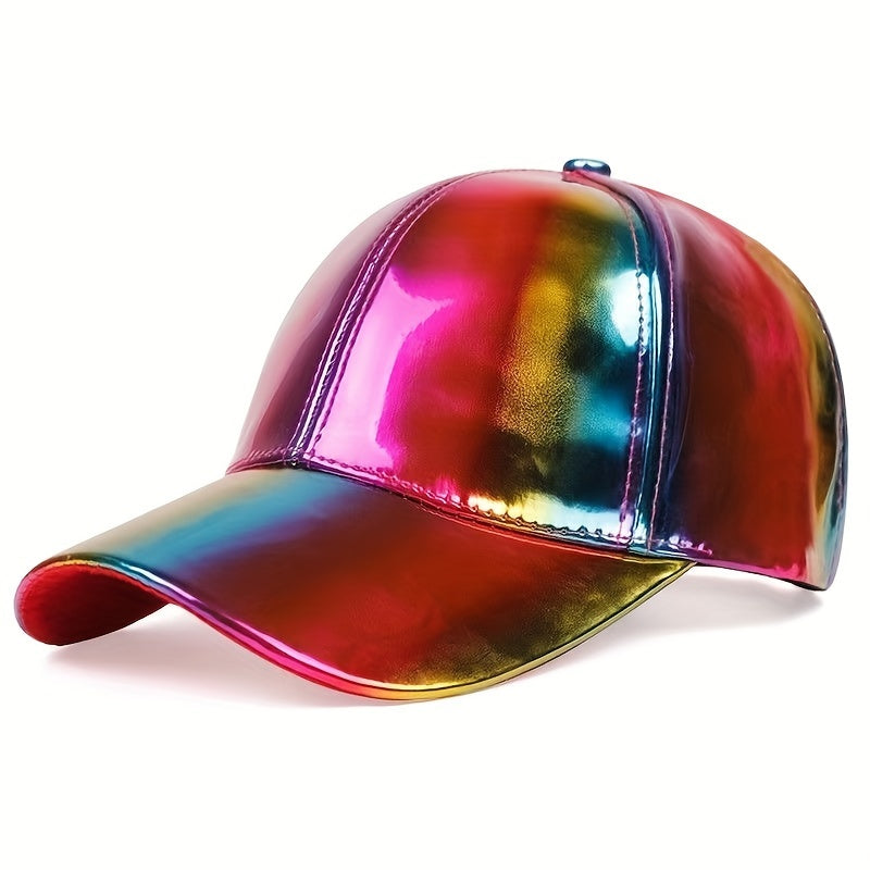 Laser PU Baseball Cap