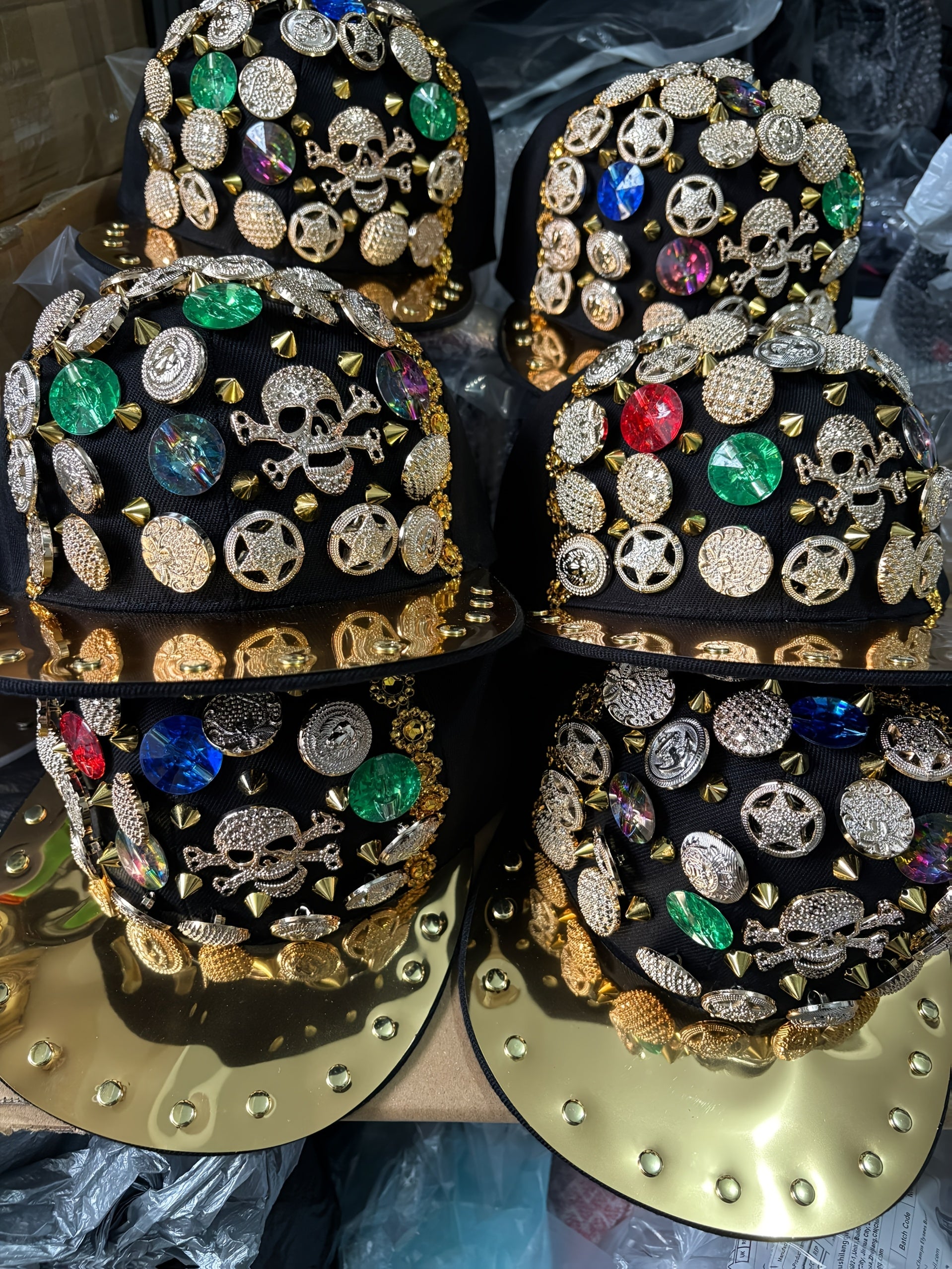 Rhinestone "KING" Baseball Cap