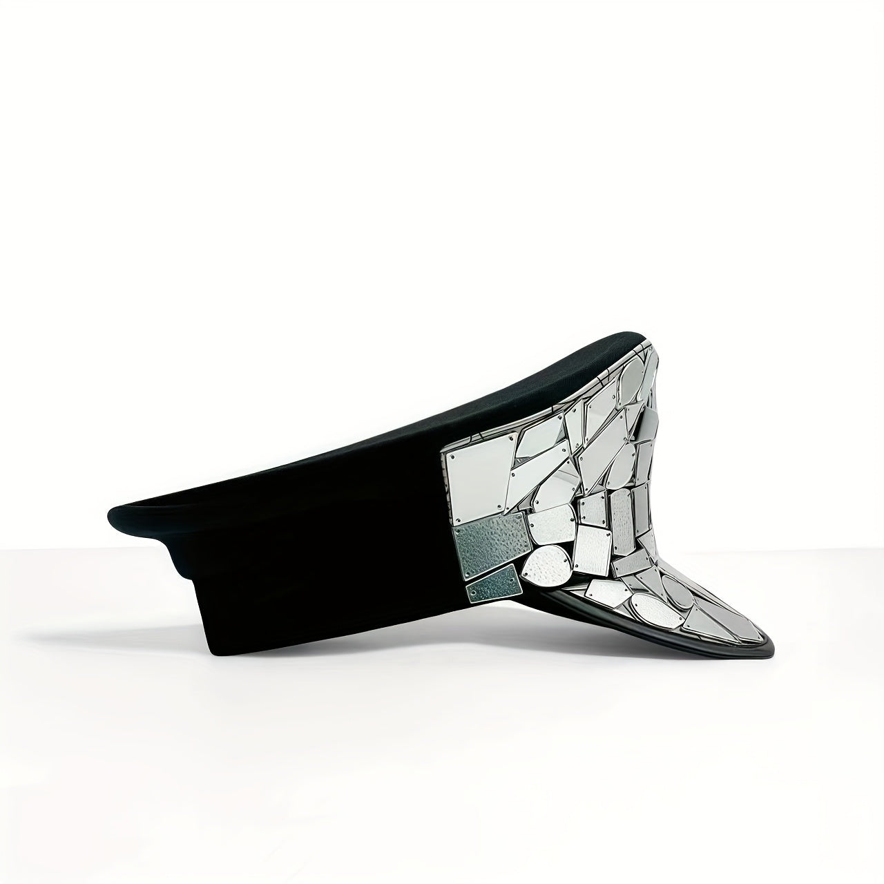 Sparkly Rhinestone Disco Captain Hat