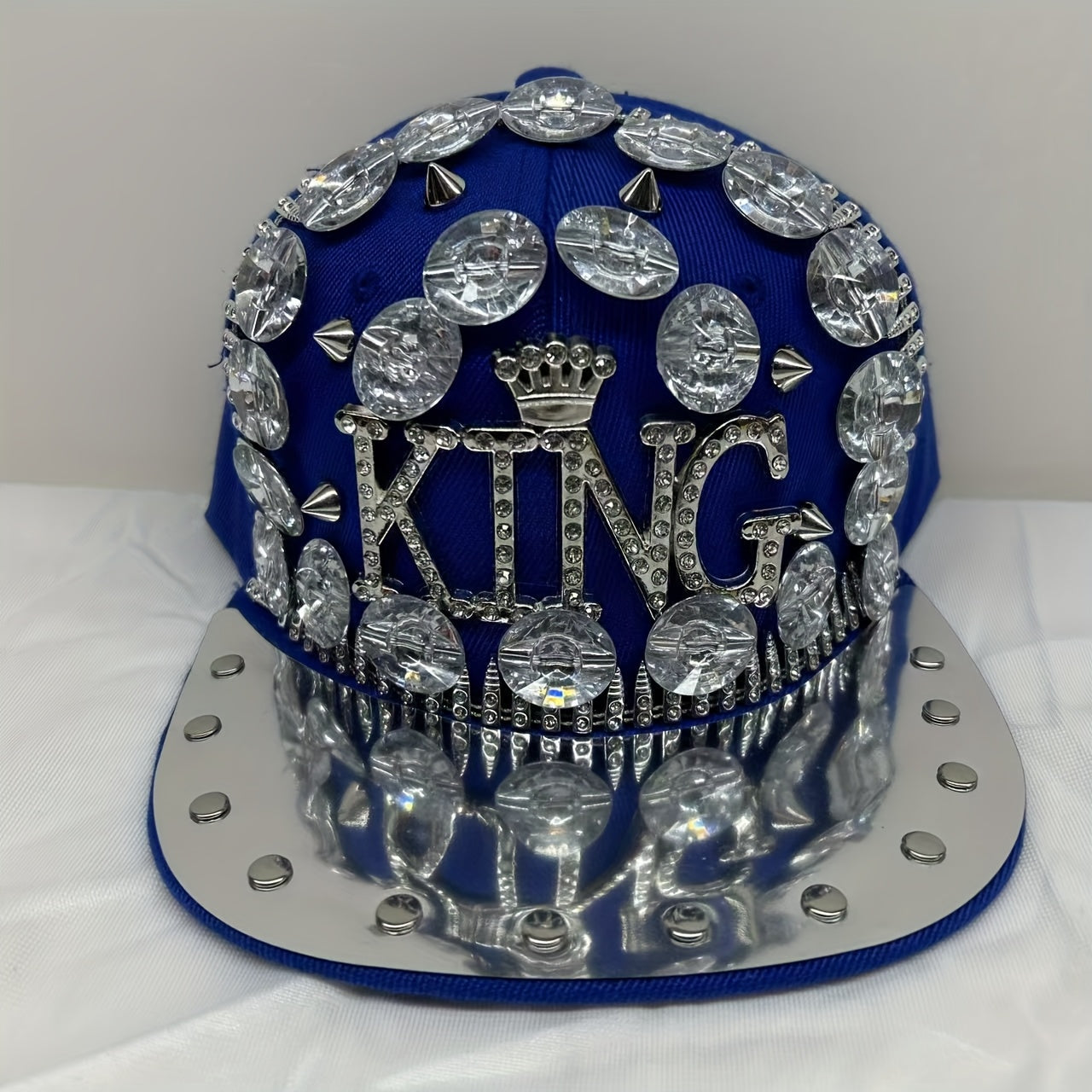 Rhinestone "KING" Baseball Cap