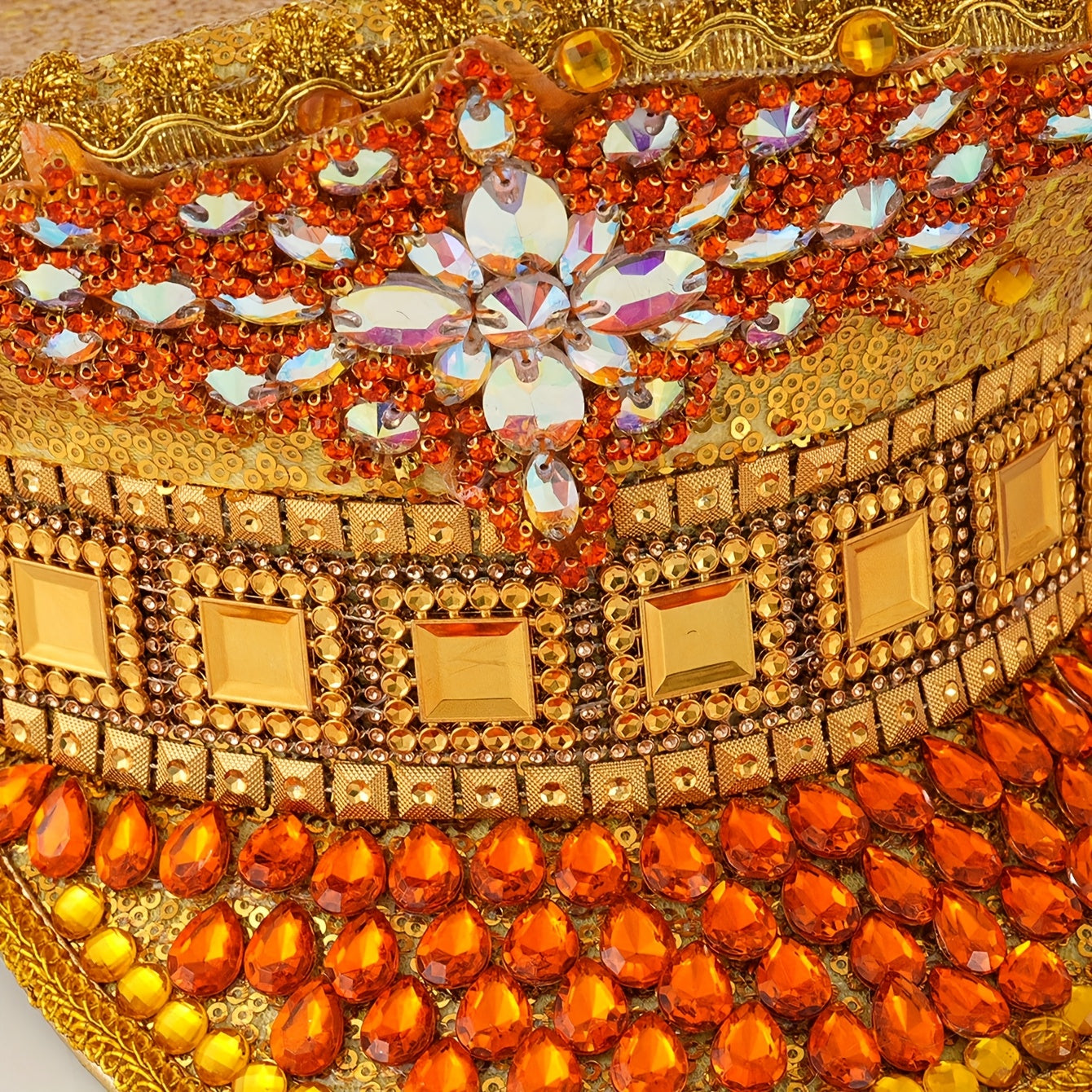 Golden  Rhinestone Hat