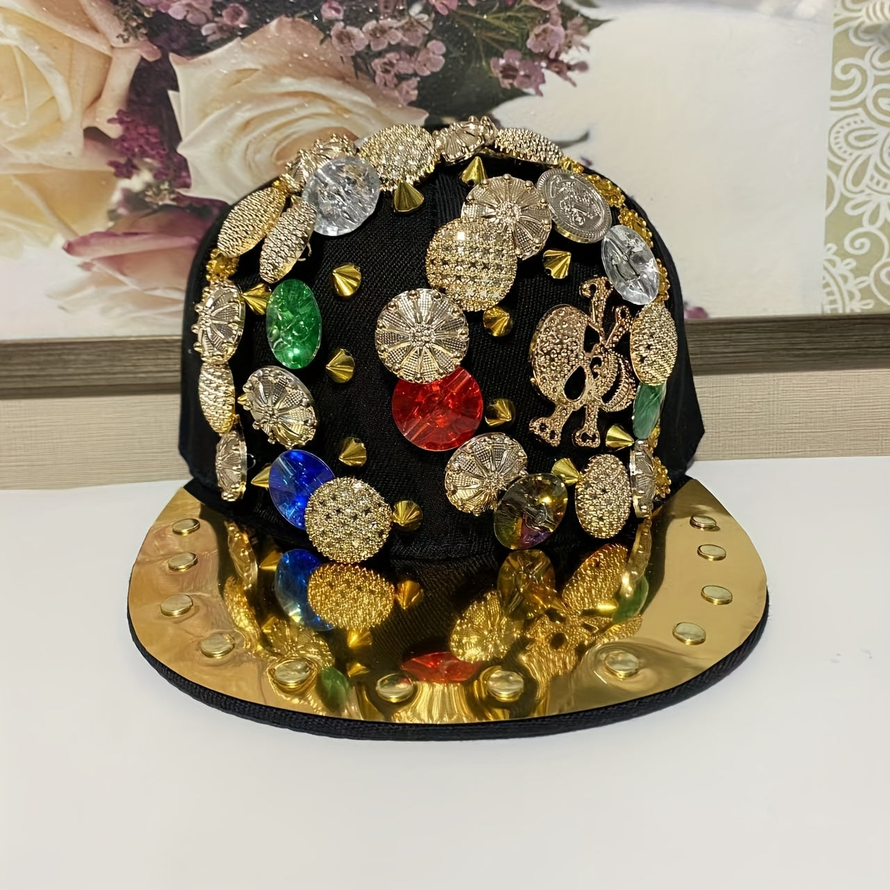 Rhinestone "KING" Baseball Cap