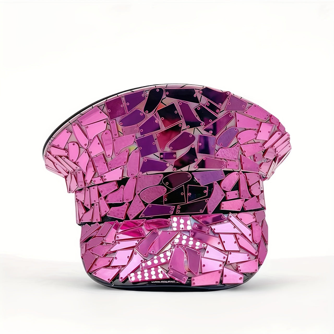 Sparkly Rhinestone Disco Captain Hat