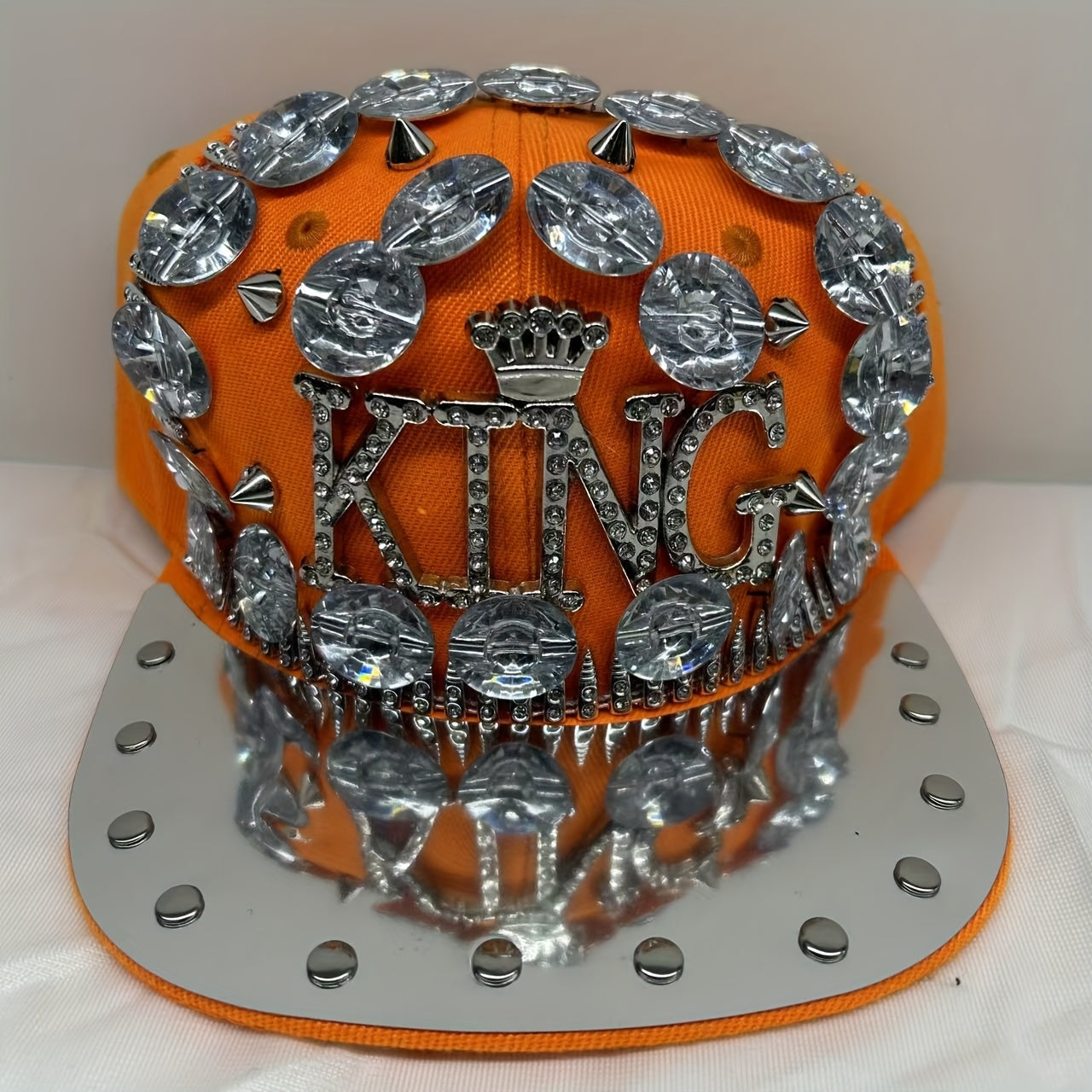 Rhinestone "KING" Baseball Cap