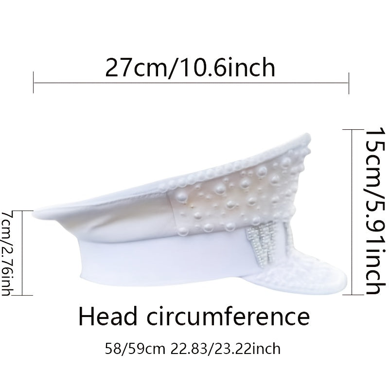 Bling Bride Captain Hat