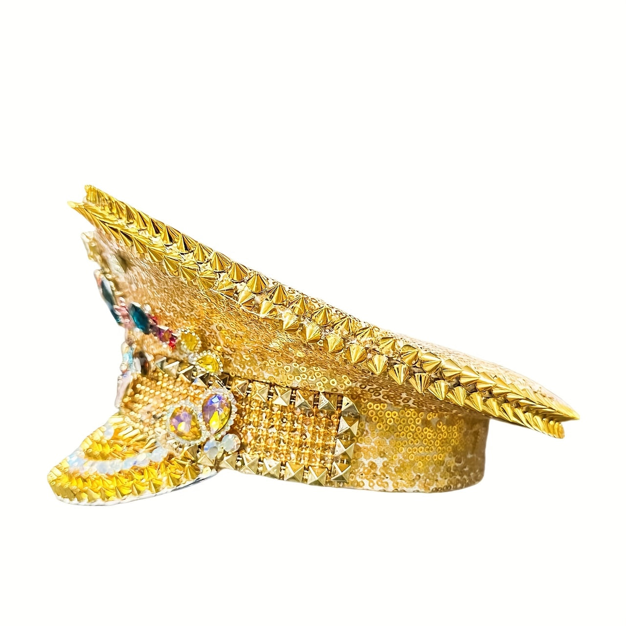 Festival Rhinestone Captain's Hat