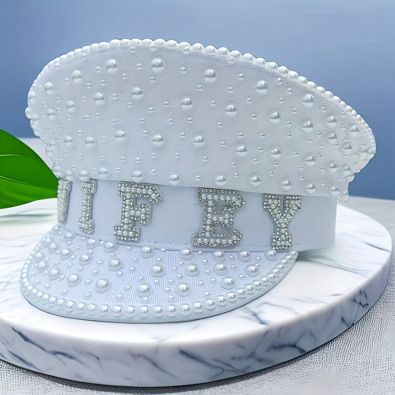 Bling Bride Captain Hat