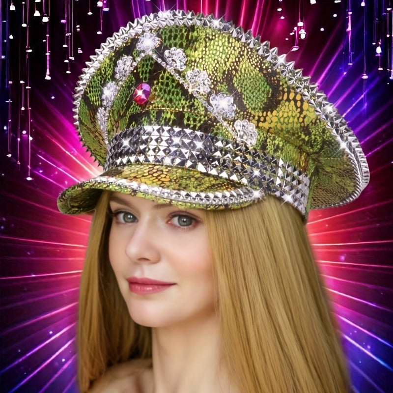 Spiked Military Hat